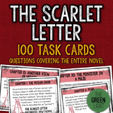 The Scarlet Letter Task Cards: Quizzes, Discussion Questio