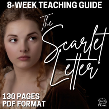 Preview of The Scarlet Letter Novel Study - 130-Page, 8-Week Unit Resource BUNDLE