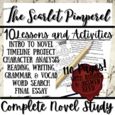 The Scarlet Pimpernel Novel Study Unit Bundle 10 Resources
