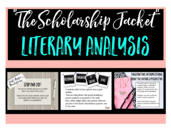 Preview of "The Scholarship Jacket" Short Story Unit for Middle and High School