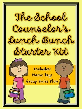 Preview of School Counselors Lunch Bunch Starter Kit FREEBIE