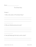 The School Story by Andrew Clements Comprehension Questions