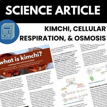 Preview of The Science Behind Kimchi: Fermentation and Microbes | Leveled, Questions, & Key