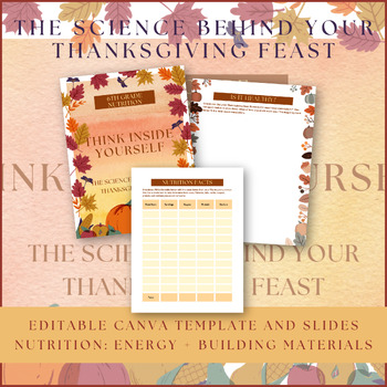 Preview of The Science Behind Your Thanksgiving Feast Classroom Transformation