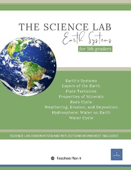 Preview of The Science Lab - Earth's Systems