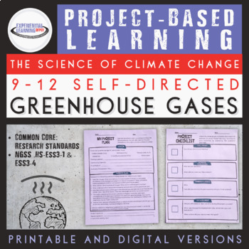 Preview of The Science of Climate Change: Greenhouse Gases Project Based Learning