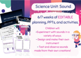 The Science of Sound - Full unit activities, worksheets an