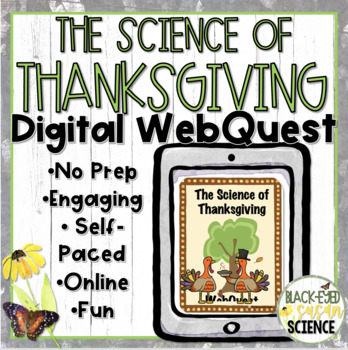 Preview of The Science of Thanksgiving DIGITAL WebQuest