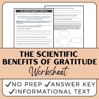 Preview of The Science of Gratitude & Effective Ways to Practice - Middle & High School