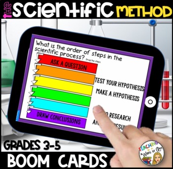 Preview of The Scientific Method BOOM CARDS- DISTANCE LEARNING