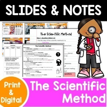 Preview of The Scientific Method | Google Slides and Notes 