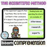 The Scientific Method: Reading Comprehension Boom™ Cards
