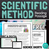 The Scientific Method Reading Comprehension Passage PRINT 