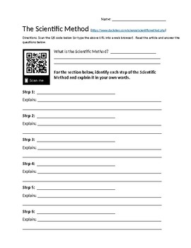 Preview of The Scientific Method webquest, 3rd grade, 4th grade, 5th grade science