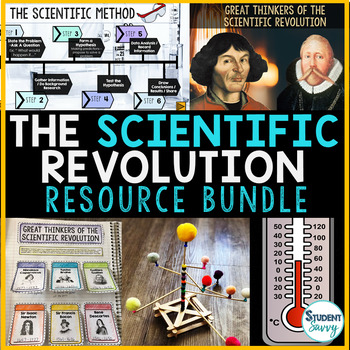 Preview of The Scientific Revolution Activities Bundle Worksheets Reading Passages STEM 