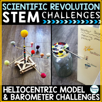 Preview of The Scientific Revolution STEM Challenges | Barometer STEM Activities