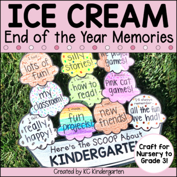 Preview of End of the Year Ice Cream Craft