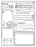 Freebie! "The Scoop" Mother's Day Edition Cute Writing Keepsake!