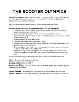 Preview of The Scooter Olympics