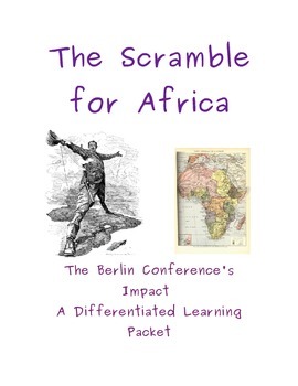 Preview of The Scramble for Africa DBQ (differentiated and makes great sub plans)