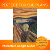 The Scream (Edvard Munch) Art Lesson- Perfect for Sub Plans!