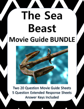 Preview of The Sea Beast (2022) Differentiated Movie Guide BUNDLE - Google Copy Included