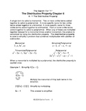 The Search For 1 - The Distributive Property