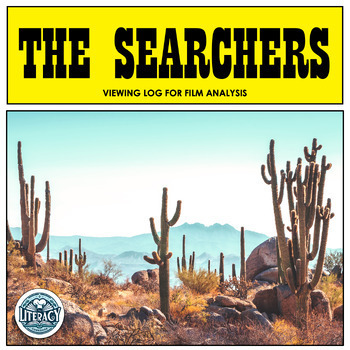 Preview of The Searchers - Film Analysis Guide with Western Slideshow - Print & Digital