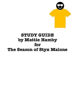 Preview of The Season of Styx Malone Study Guide Questions