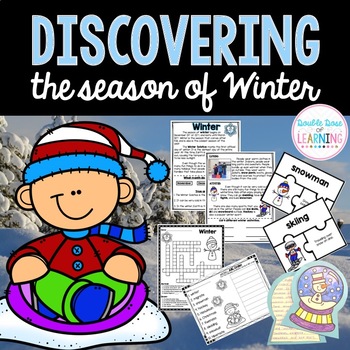 Preview of The Season of WINTER Research Unit with PowerPoint for K-1 and special education