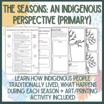 Preview of The Seasons - An Indigenous Perspective (Primary) - Indigenous Education