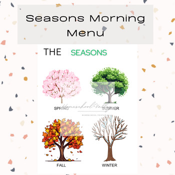 Preview of The Seasons Morning Menu