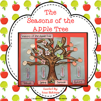 four seasons tree template teaching resources teachers pay teachers