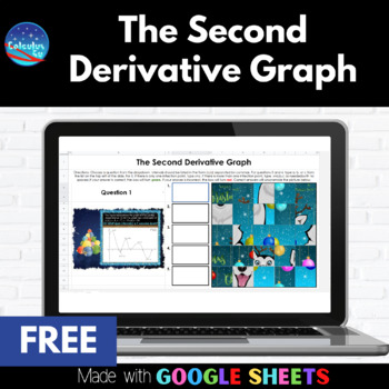 Preview of The Second Derivative Graph | Digital Activity Google™ Sheets