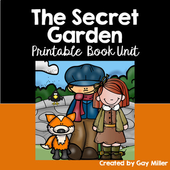 Preview of The Secret Garden Novel Study: vocabulary, comprehension, writing