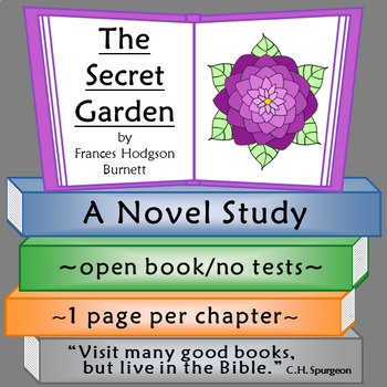 Preview of The Secret Garden Novel Study