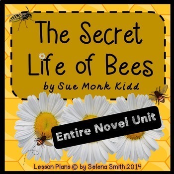 Preview of The Secret Life of Bees Complete Novel Unit: Guides, Quizzes, Activities, & More