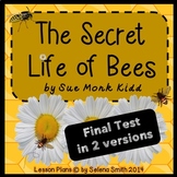 The Secret Life of Bees Final Test, Editable, 2 Versions w
