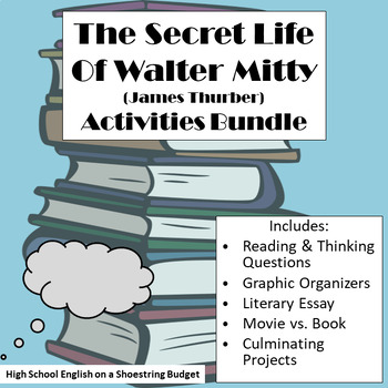 Preview of The Secret Life of Walter Mitty Activity Bundle (James Thurber) - PDF