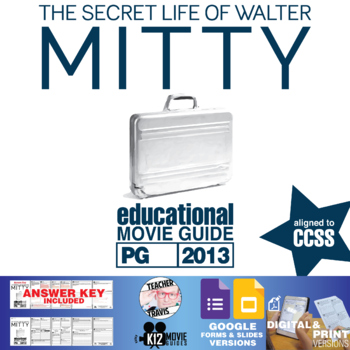 Preview of The Secret Life of Walter Mitty Movie Guide | Questions | Worksheet (PG - 2013)