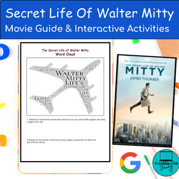 Preview of The Secret Life of Walter Mitty| Movie Guide | Activities | Questions | Essay