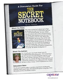 Preview of The Secret Notebook Educator's Guide