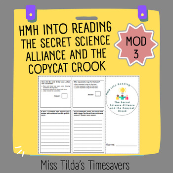 Preview of The Secret Science Alliance - Grade 6 HMH into Reading (PDF & Digital)