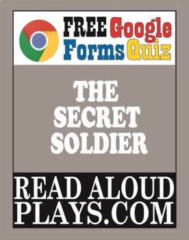 Preview of The Secret Soldier FREE Google Forms Comprehension Quiz