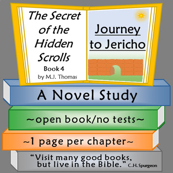 Preview of The Secret of the Hidden Scrolls: Journey to Jericho Novel Study