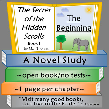 Preview of The Secret of the Hidden Scrolls: The Beginning Novel Study