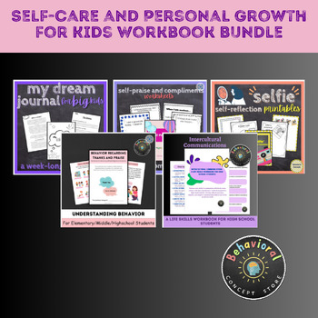 Preview of The Self-Care and Personal Growth for Kids bundle