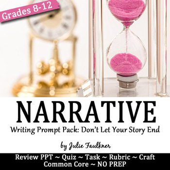 Preview of Narrative Writing Prompt Pack, Personal Narrative: Don't Let Your Story End