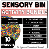The Sensory Bin Activity Card Bundle - Occupational Therapy