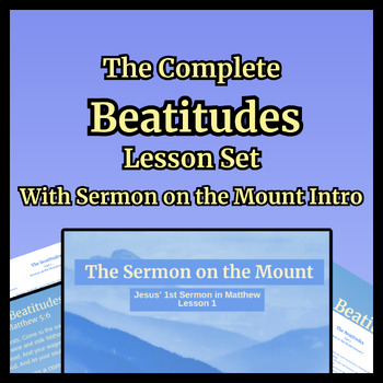Preview of The Sermon on the Mount Intro Full Lesson Bundle